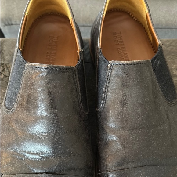 Timberland Black Leather Slip-On Loafers - Picture 3 of 5